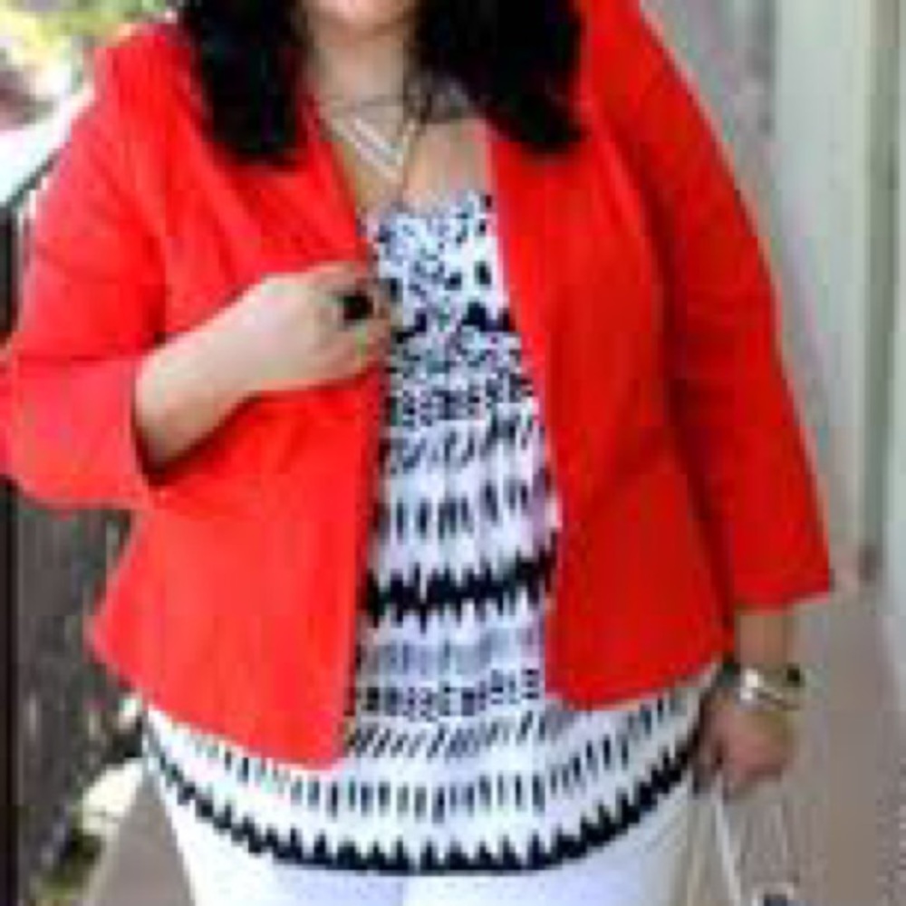 Red Blazer Size 20 (Plus Size)