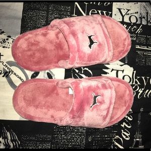 Victoria's Secret pink nation slippers