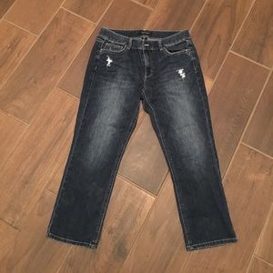 White House Black Market Cropped Jeans
