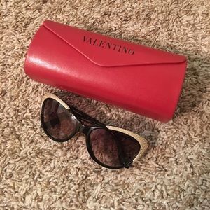 Rare. Cat eye Crystal Valentino Shades