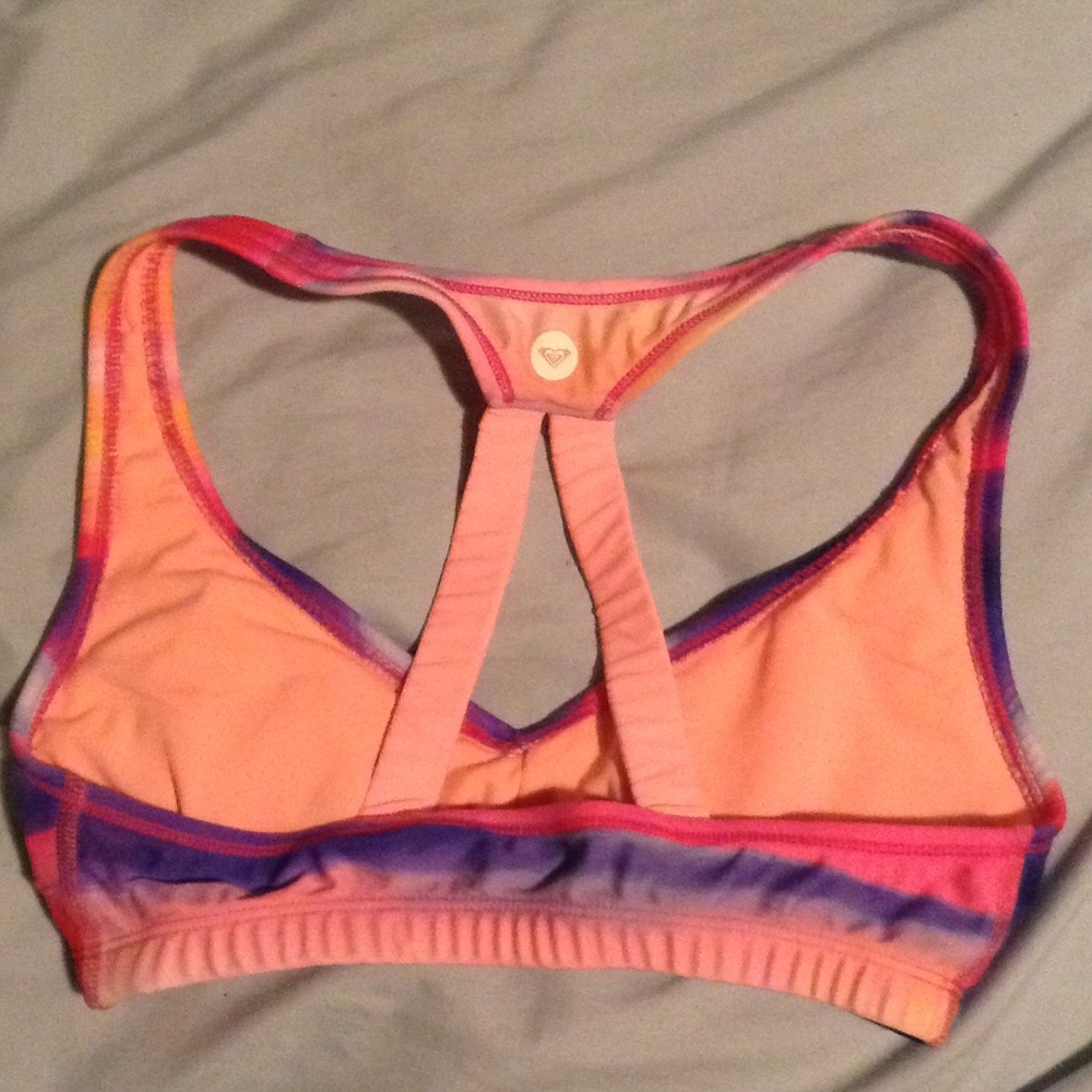 Never worn roxy sunset bathing suit top/sports bra