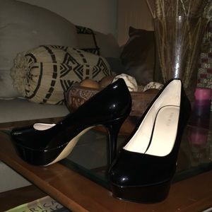 Patent Leather Platform Pumps