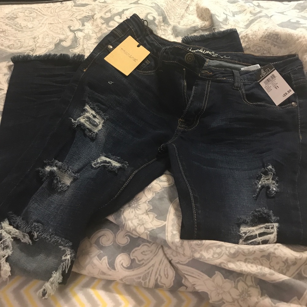 Size 11 Machine Jeans Dark Wash