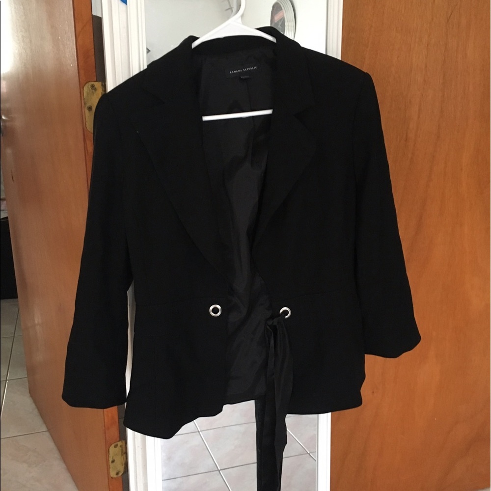 Banana republic black blazer