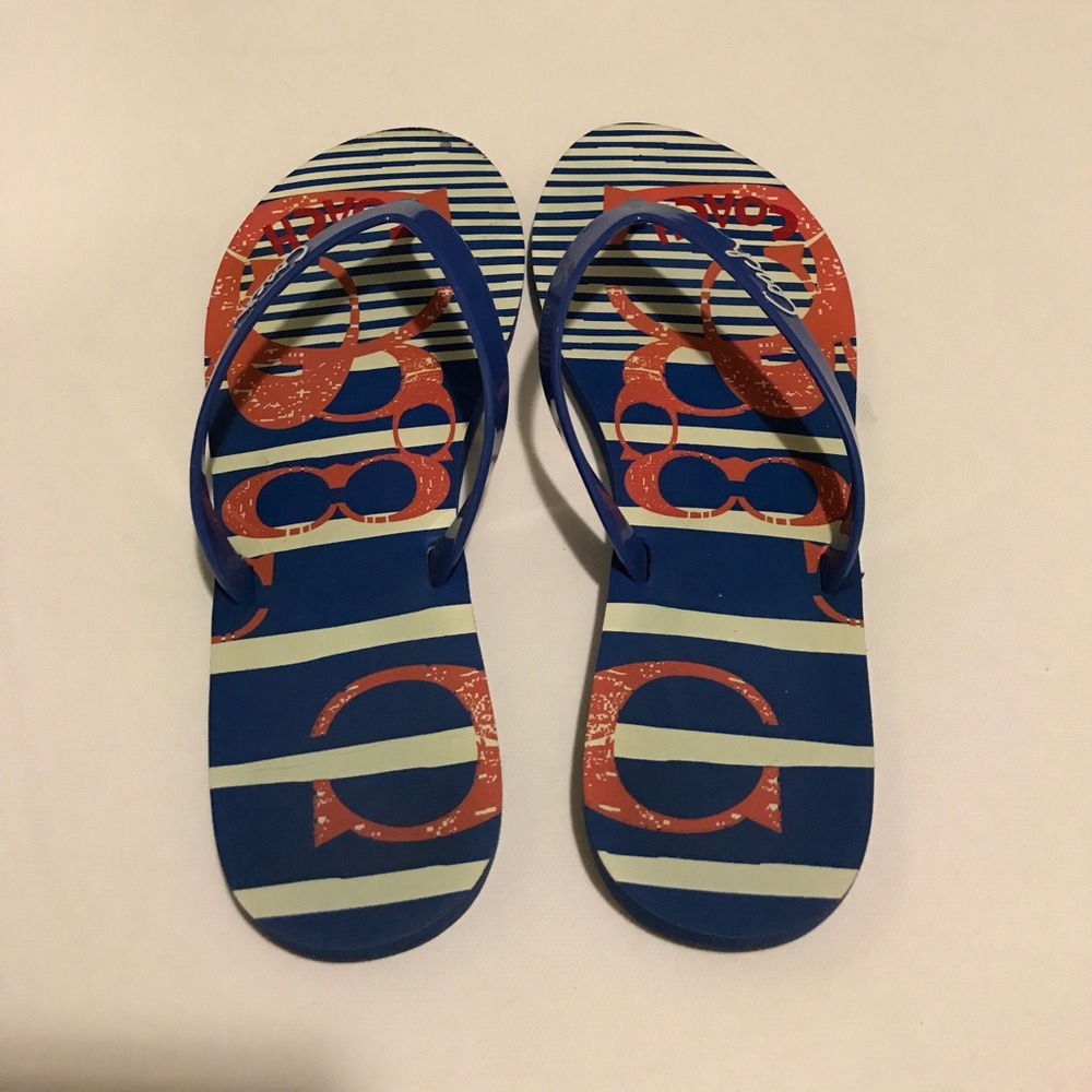 Coach Flip Flops Size 9