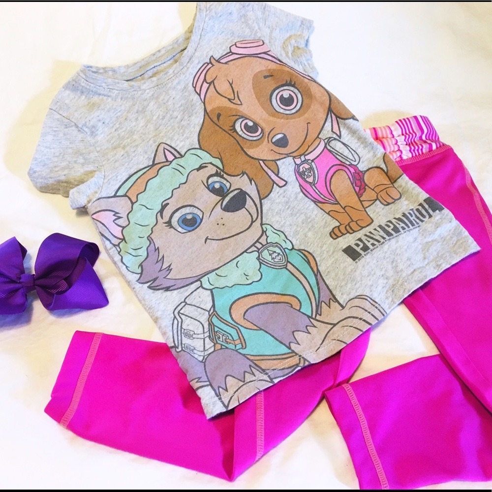 Gymgo Pants and Paw Patrol Tshirt