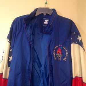 Vintage Olympic 1996 starter jacket