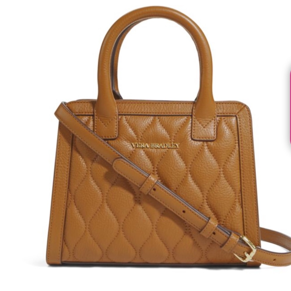 🆕Vera Bradley Leather Quilted Crossbody Bag