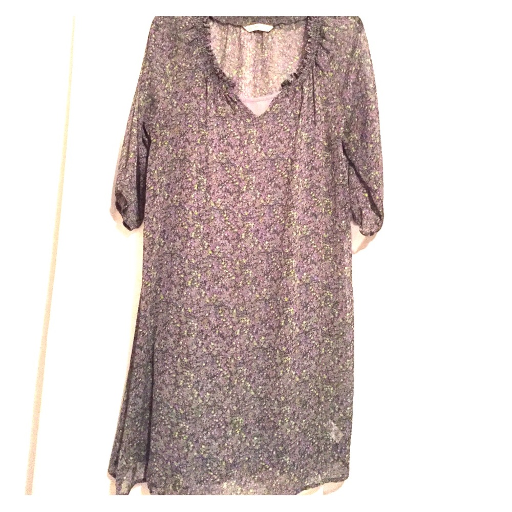 Green floral Old Navy dress