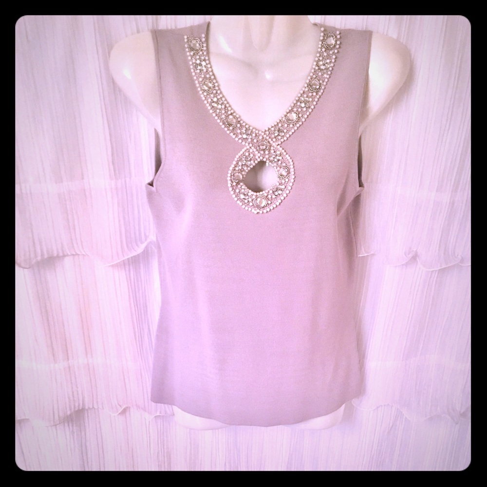Dressy sleeveless top