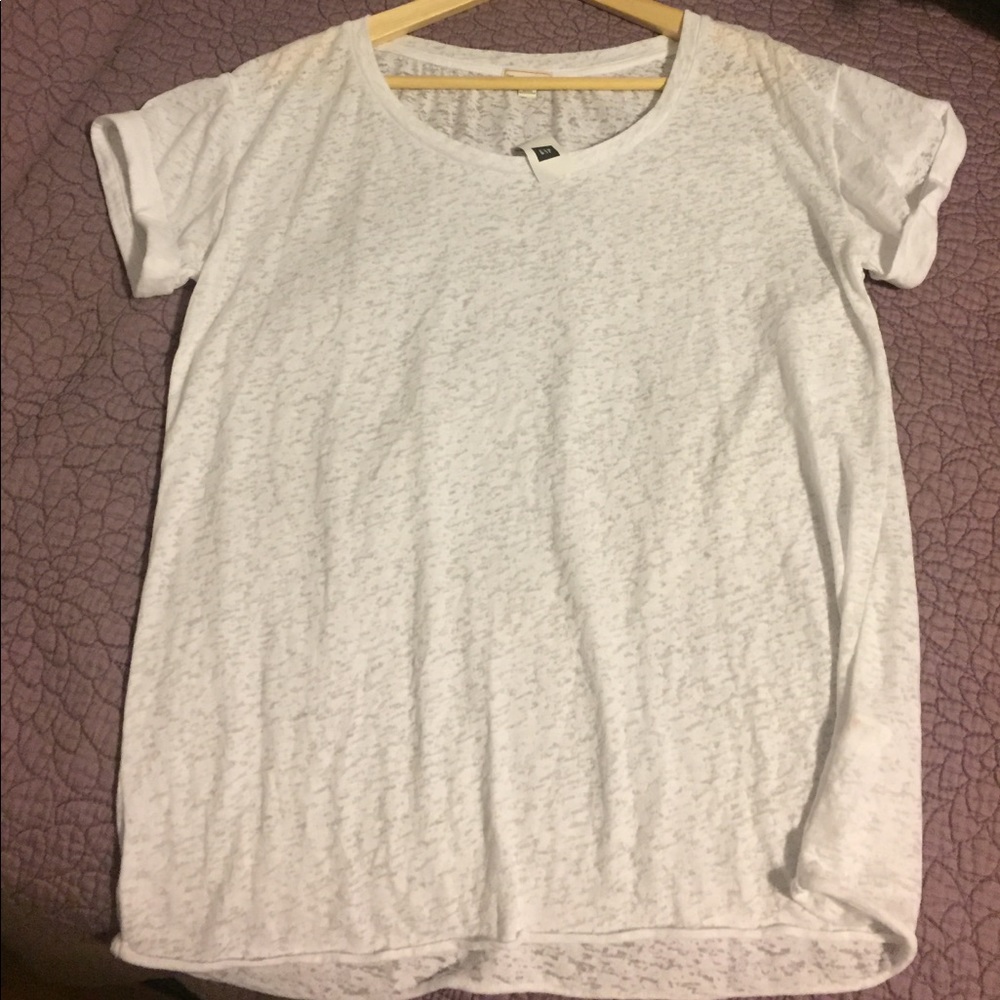 NWT GAP burnout tee sz M
