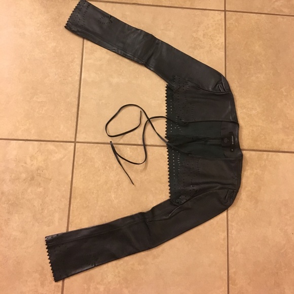 Real leather top - Picture 3 of 6