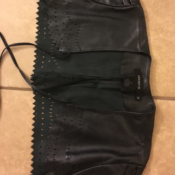 Real leather top - Picture 4 of 6