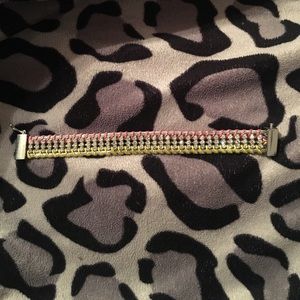 Ann Taylor Loft Neon Yellow and Pink Bracelet