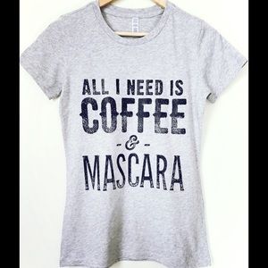 BTF ☕️ Coffe & Mascara - Custom Graphic T-Shirt.