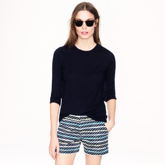 J. Crew Pants - J. Crew Twisted Stripe Shorts