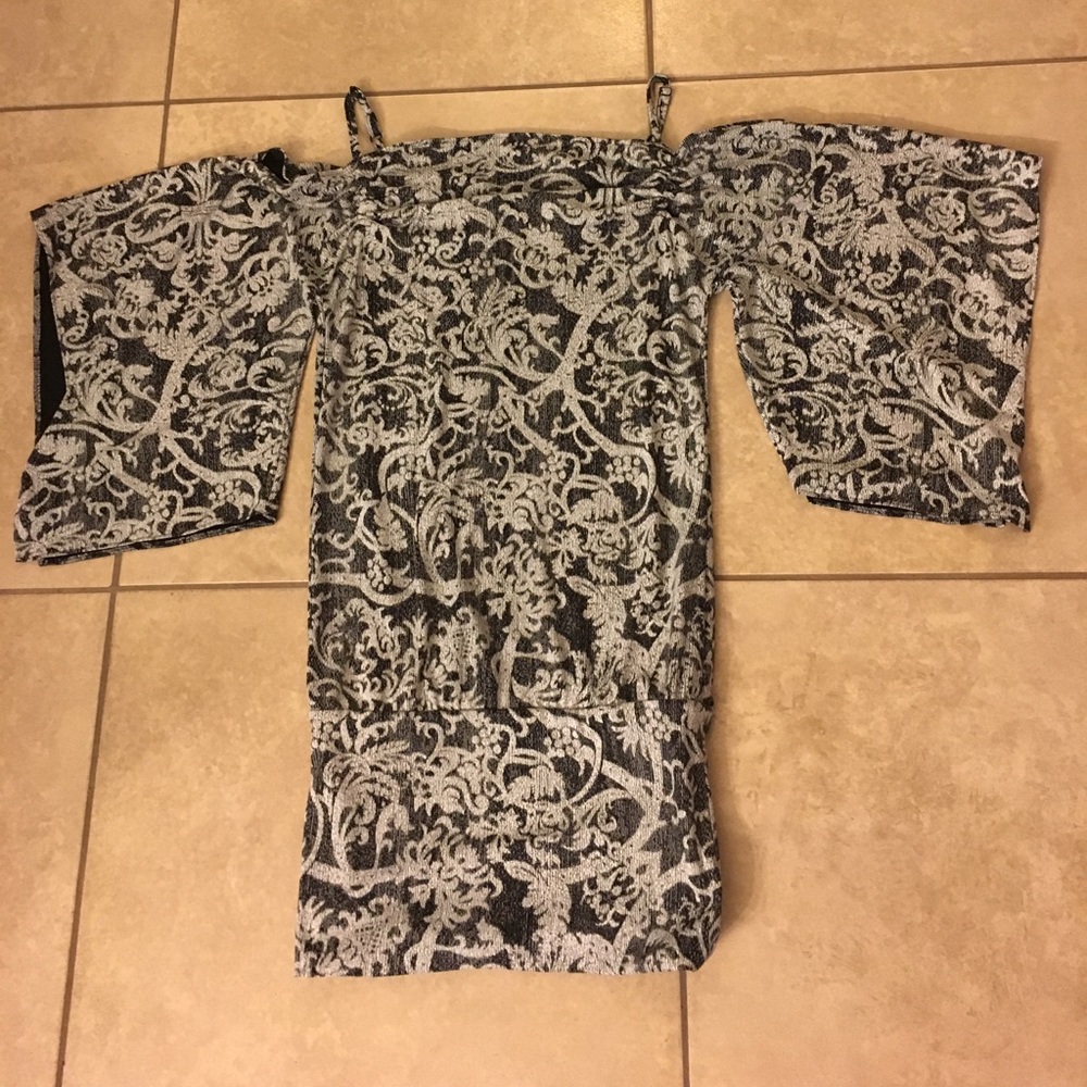 Kimono style mini dress