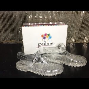 CLEAR JELLIES Sz 12M MUST GO!!!!!!