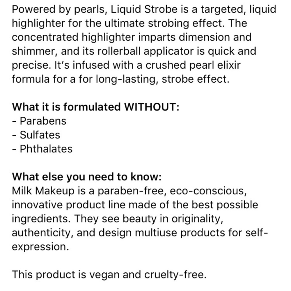 MILK Makeup Liquid Strobe - "Beam" - Picture 2 of 4