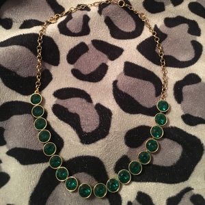 J. Crew Emerald Stone Necklace