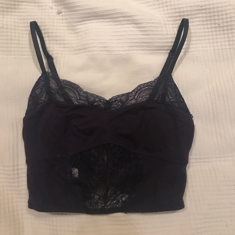 Lacy Free People Lingerie Crop Top