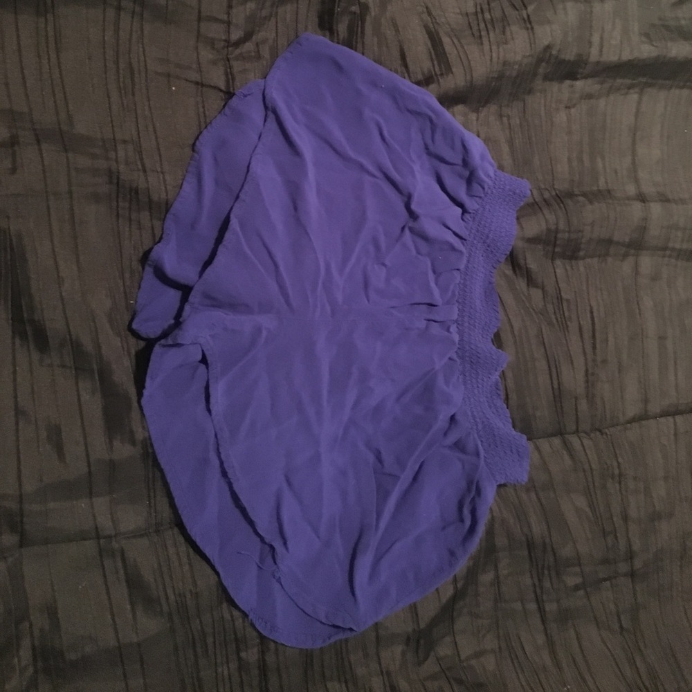 Royal blue shorts