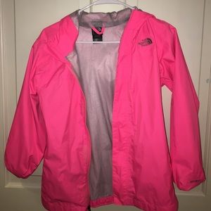 Girls Northface raincoat