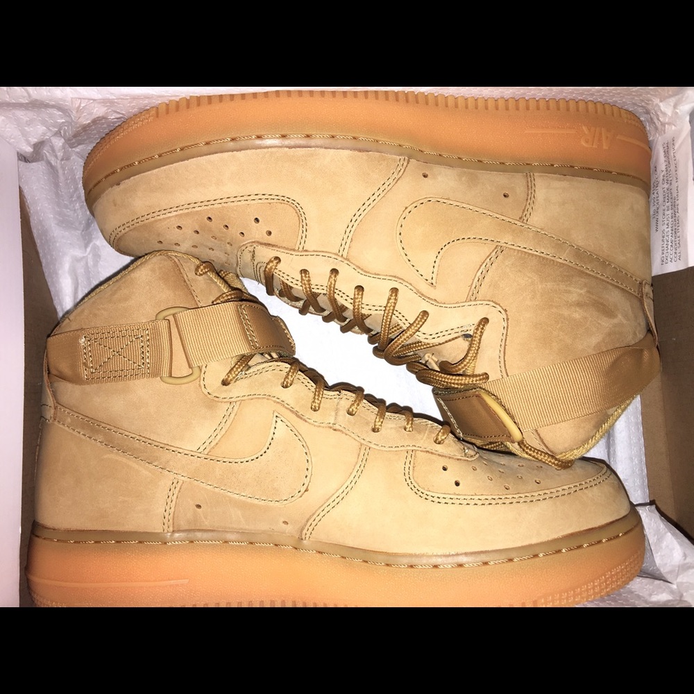 Air Force 1 "AF1" Flax Wheat - Size 9
