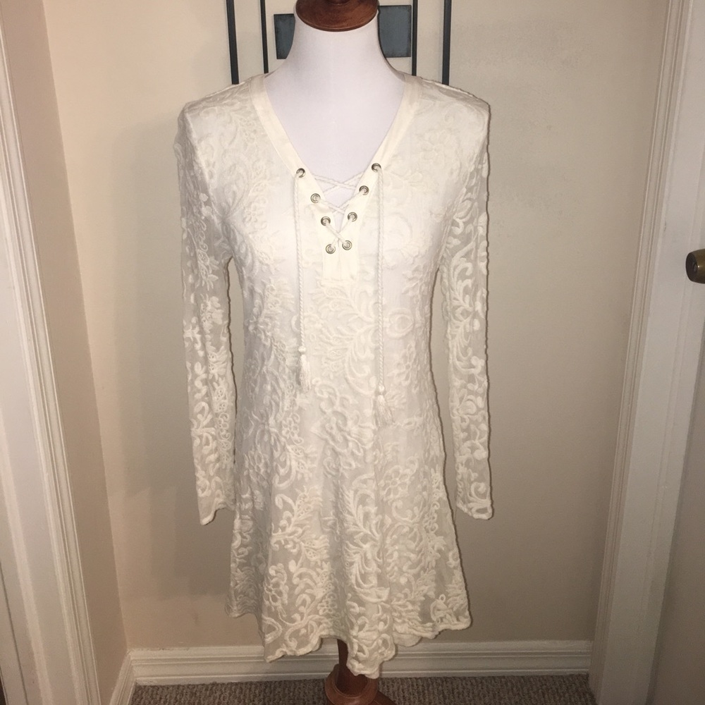 Forever 21 Lace Up Dress