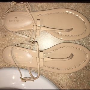 Kate spade nude sandals!!