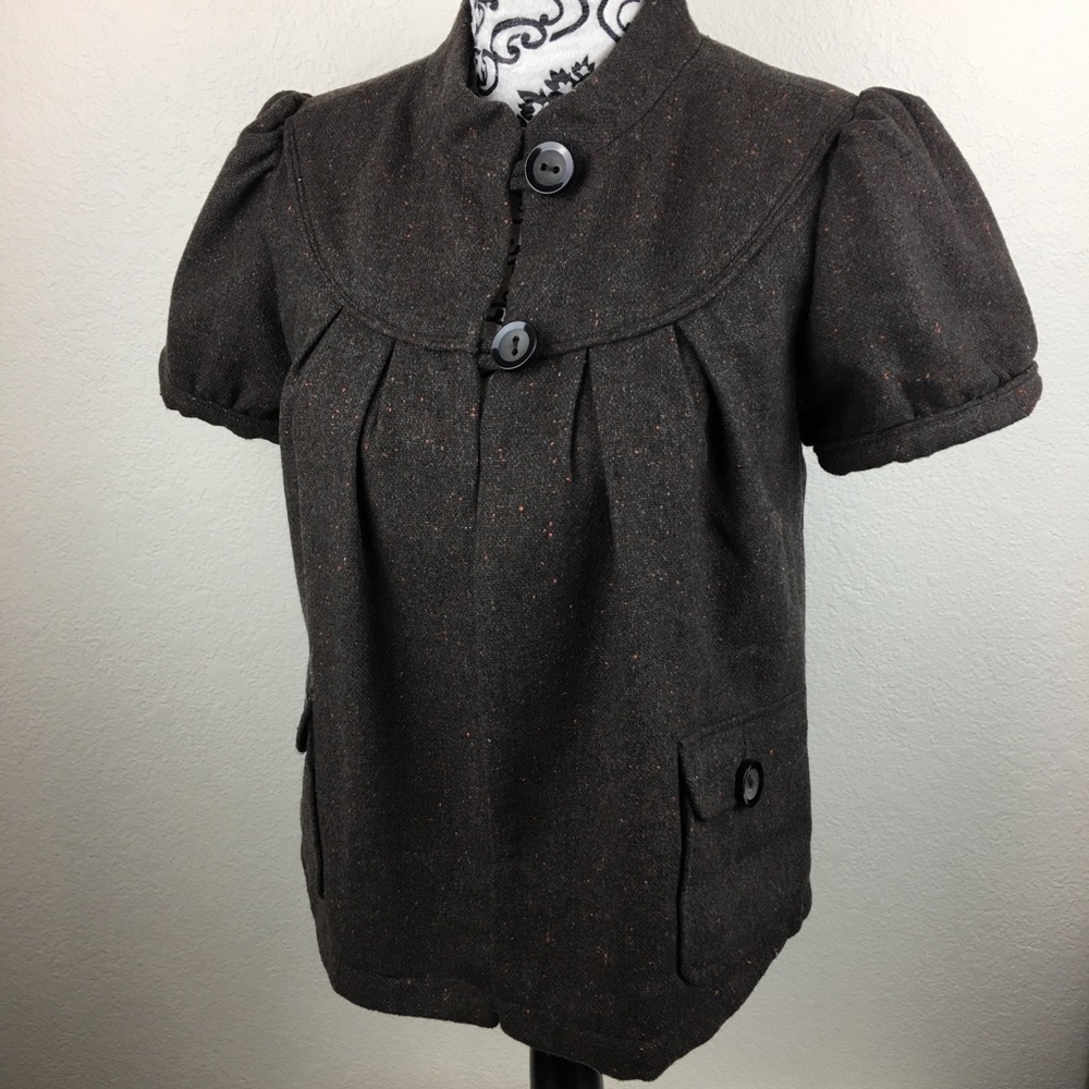 Anthropology Babydoll coat