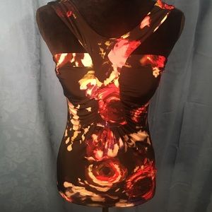 Roberto Cavalli Floral Harness Top M