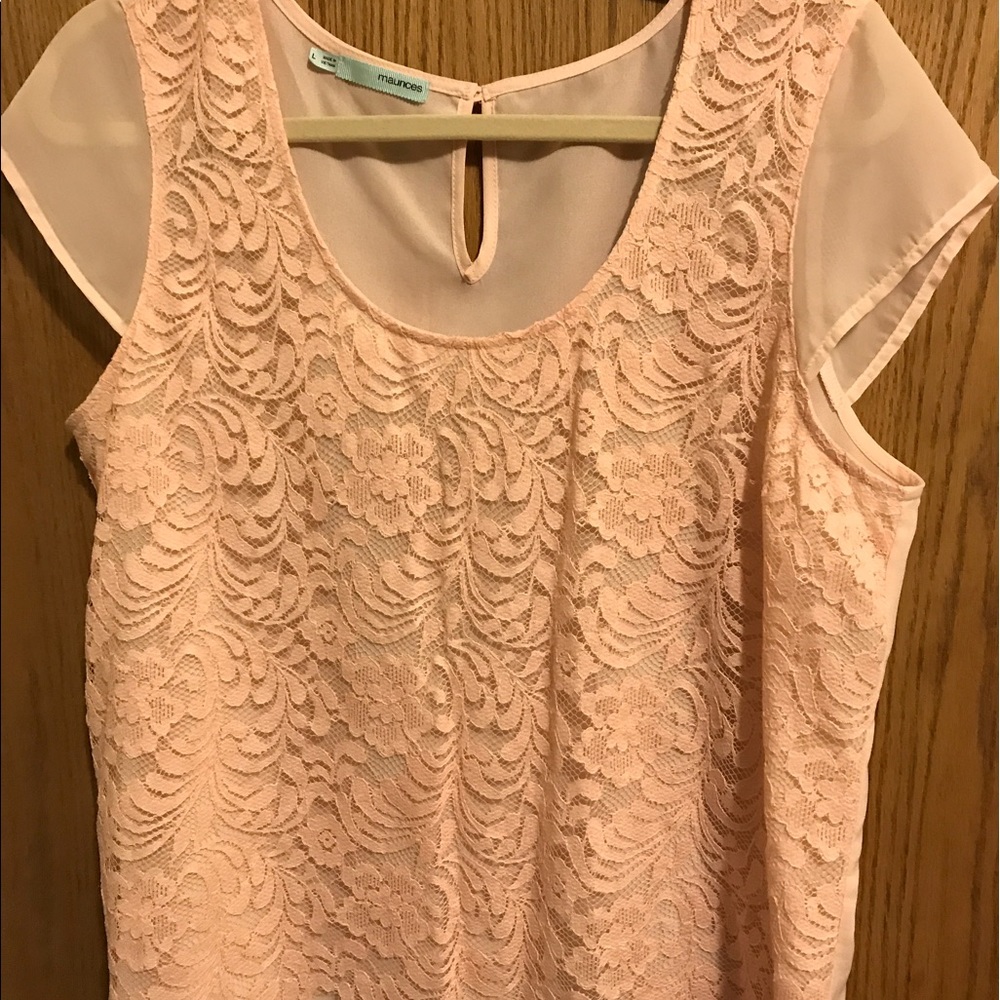 Baby pink blouse