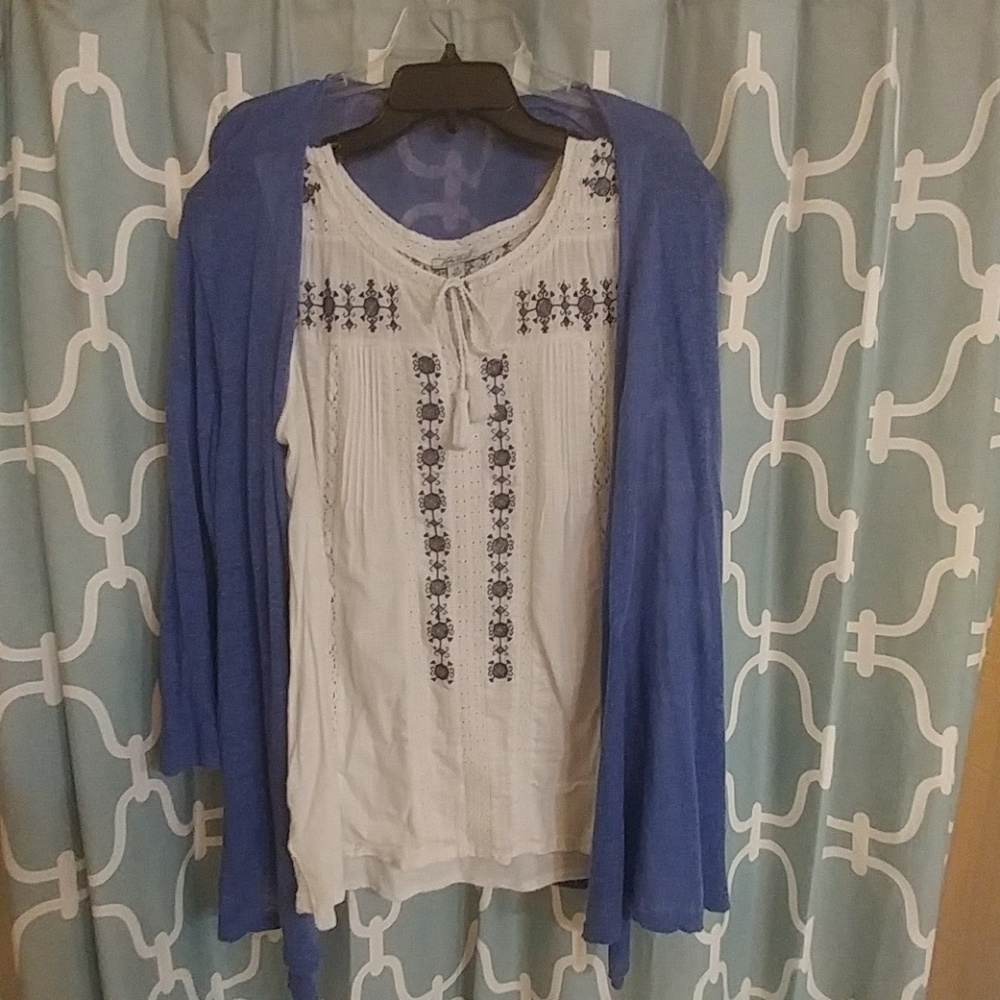Cardigan & Tank Top