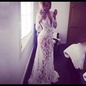 White lace beautiful dress boudoir🛍