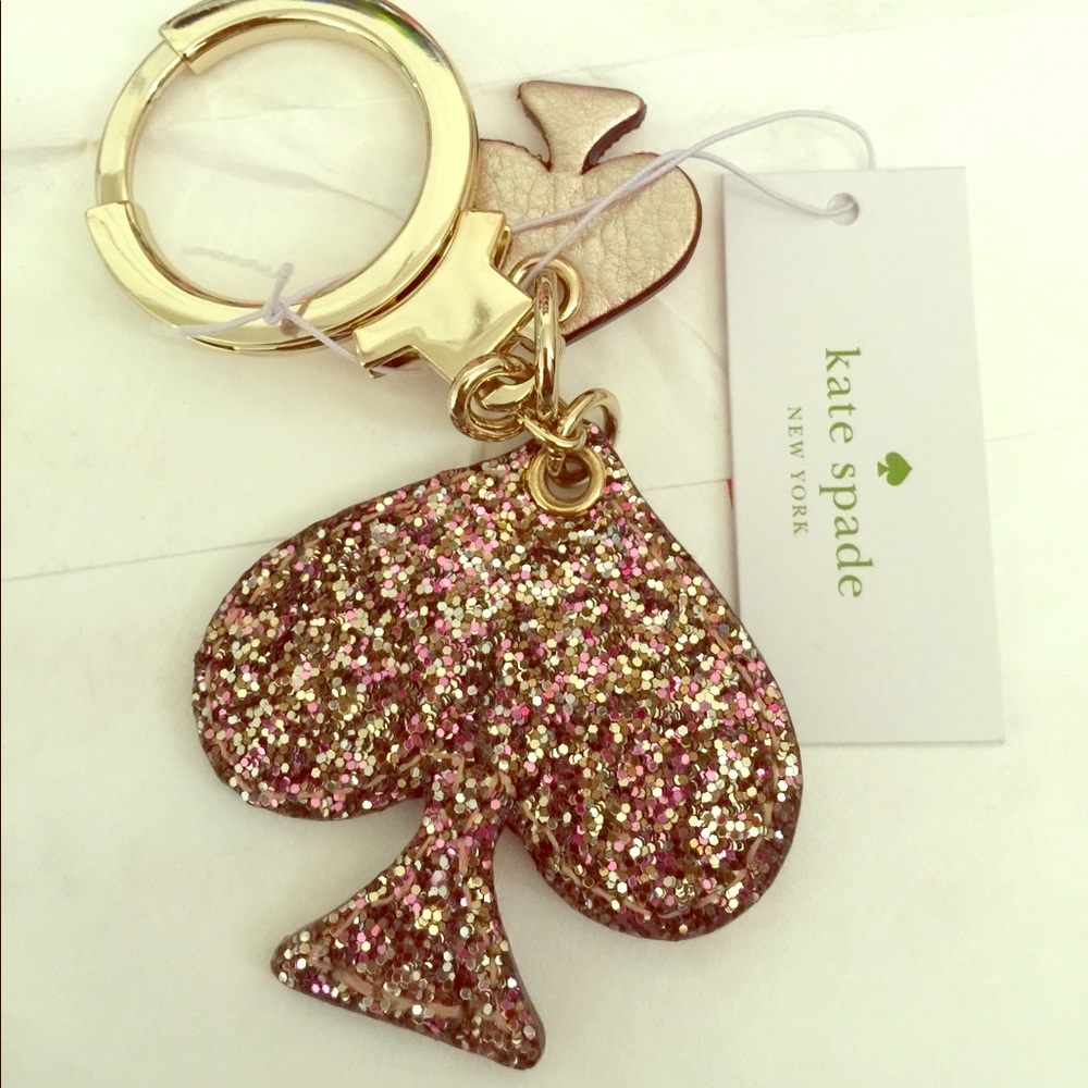 Rose gold keychain