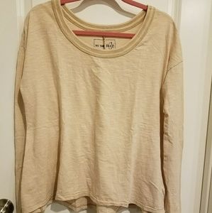 Free people cotton long sleeve top