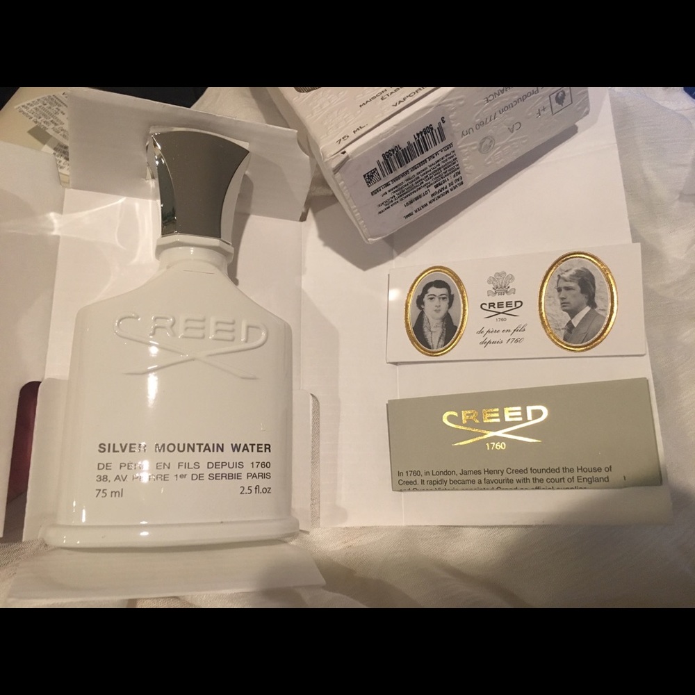 SOLD!! Creed silver mountain water