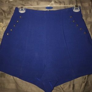 High waisted shorts
