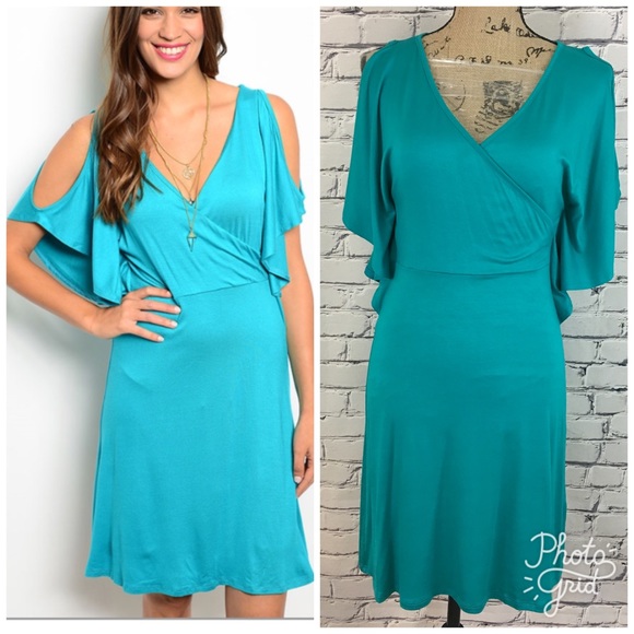 Cold Shoulder Summer Dress - Picture 2 of 6