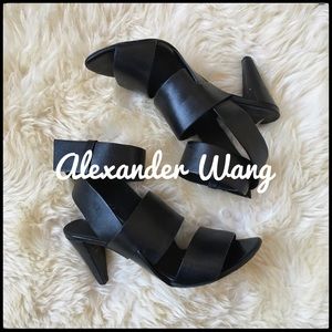 Alexander Wang Black Strappy Heels - 6 36