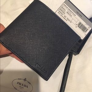 Prada bifold wallet