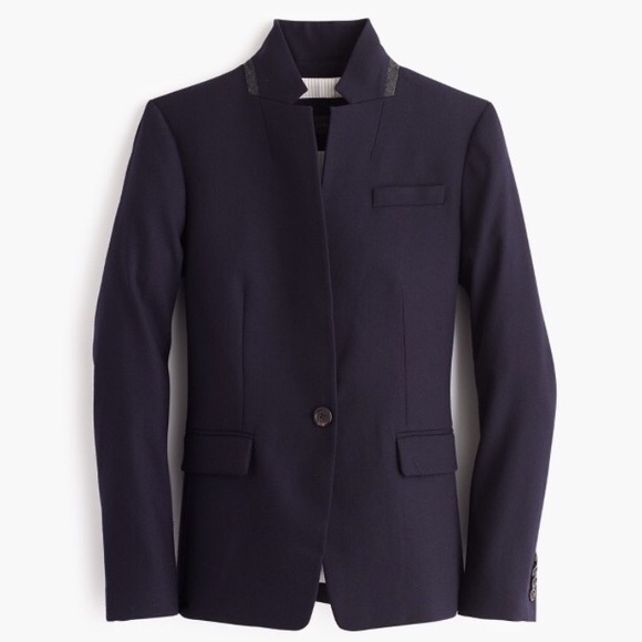 J. Crew Jackets & Blazers - J. Crew "Regent" jacket/blazer in navy size 8