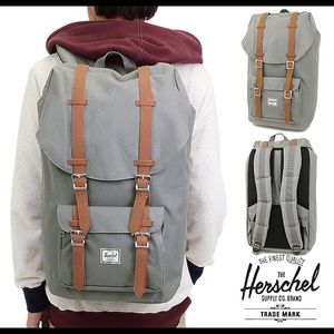 NWT HERSCHEL LITTLE AMERICA BACKPACK GREY