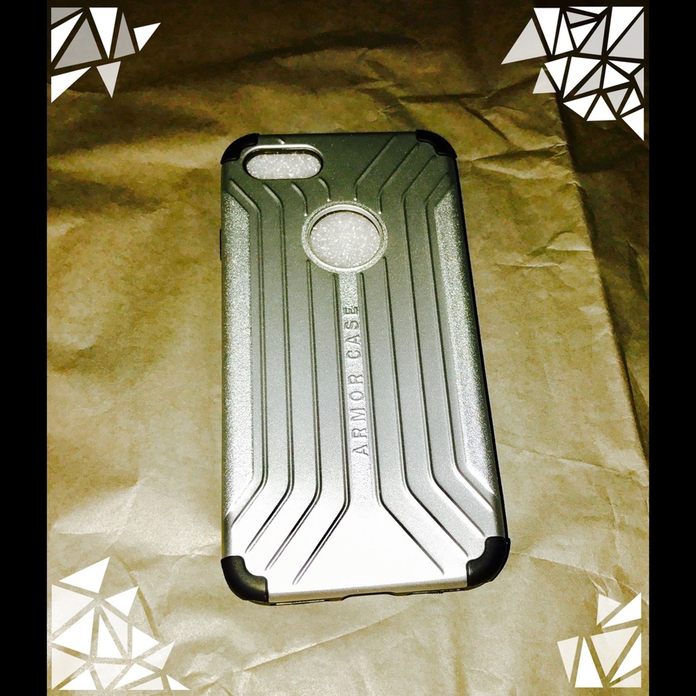 Sleek, Silver iPhone 7 Case.