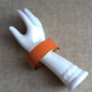 Orange Wide Crew Bracelet