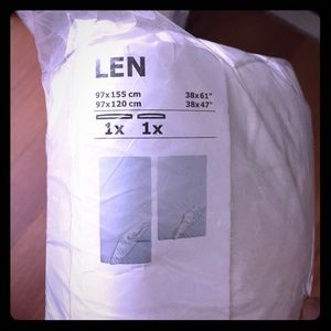 Ikea Len fitted sheets jersey pack of 2 NWT