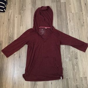 ON HOLD Maroon 3/4 Sleeve Top