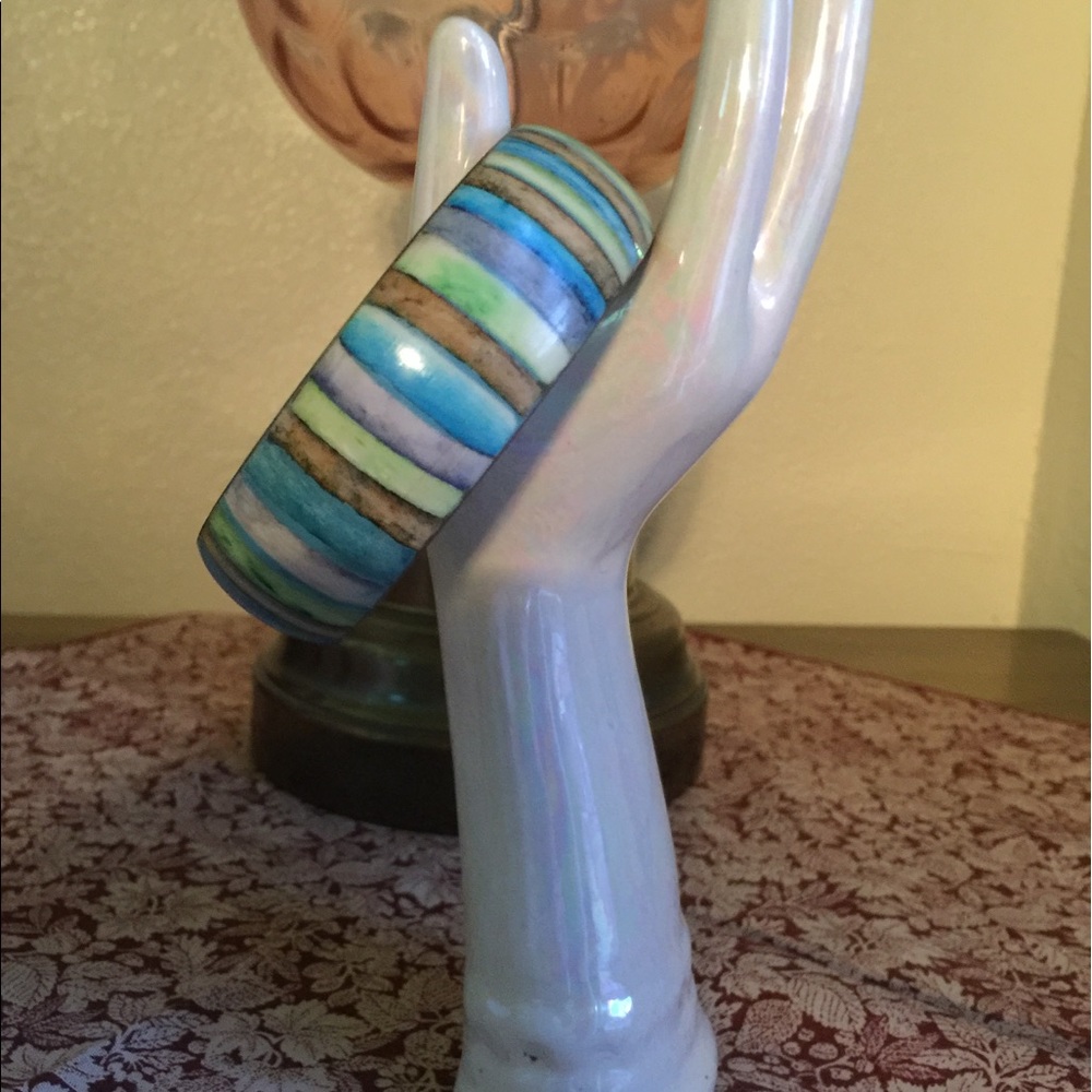 Enamel Bangle great colors great summer piece