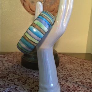 Enamel Bangle great colors great summer piece